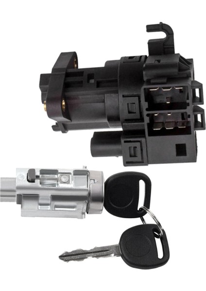 12533953 Ateşleme Başlangıç ​​anahtarı Kilit Silindiri ve Chevy Impala Için Tuşlar 3.4l 3.8l 2000-2005 19168637 (Yurt Dışından)