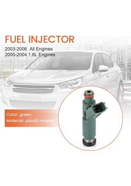 2000-2005 Için Yakıt Enjektörü Toyota Celica Mr2 Spyder 2000-2004 Corolla 03-06 Matrix 00-02 Chevy Prizm 03-06 2325022040 (Yurt Dışından) indirimleri