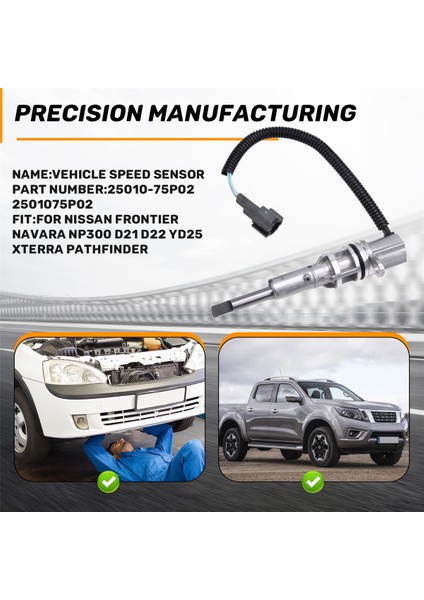 2501075P02 Nissan Frontier Navara NP300 D21 D22 YD25 Xterra Pathfınder Için Araç Hız Sensörü (Yurt Dışından) indirimleri