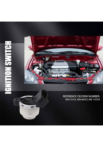 Mitsubishi Grandis Lancer Outlander Için 5 Pin Ateşleme Başlangıç ​​anahtarı MN113754 (Yurt Dışından) modelleri