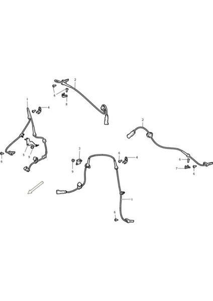 1set Ön Arka Tekerlek Hız Sensörü 6009167-00-A 6006366-00-B Tesla Model S Için 2012-2016 Abs Sensörü 600916700A 600636600 (Yurt Dışından) fiyatları