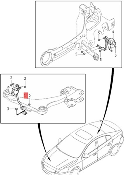 31268780 Volvo S60 V60 XC60 V70 S80 Gövde Yüksekliği Sensörü 8G9N-3C492-AA 91785701 (Yurt Dışından) modelleri