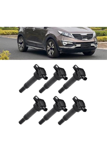 6pcs Araba Ateşleme Bobini 27300-2E000 UF651 Hyundai Elantra Kia Soul Forte 1.8l 2.0l 2011-2016 273002E000 5C1861 (Yurt Dışından) indirimleri