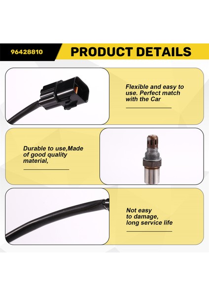 Hava Yakıt Oranı Oksijen Sensörü 96428810 Chevrolet Aveo Için Lambda Sensörü (1t3) Chevrolet Kalos Lacetti 2009 96419955 (Yurt Dışından) fırsatları