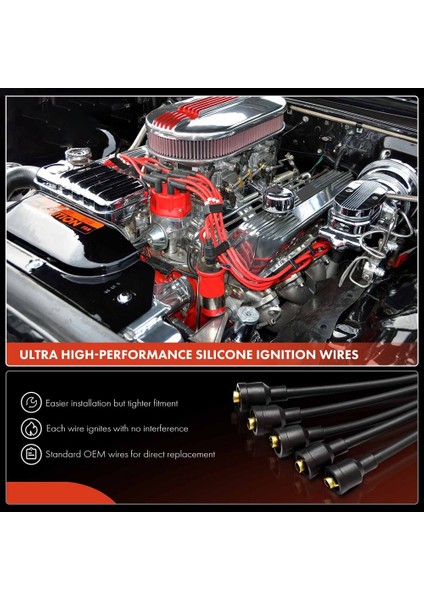 MD997506 MR976524 Mitsubishi Pajero Montero Için Buji Kablosu Seti 1990-2004 L200 Kamyon 6G72, 6pcs (Yurt Dışından) indirimleri