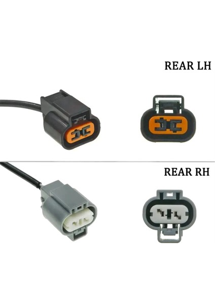 4pcs Abs Tekerlek Hız Sensörü 46705 4670B006 4670B007 4670B008 Mitsubishi Pafero Montero Sport Strada Triton (Yurt Dışından) indirimleri