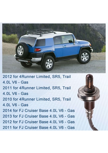 Toyota Fj Cruiser 4runner Için Araba Oksijen Sensörü 89467-60060 234-9101 4.0l 10-13 (Yurt Dışından) fırsatları