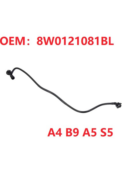 Araba Genişleme Tank Soğutucu Havalandırma Hortumu Havalandırma Havalandırma Radyatör Hattı 8W0121081BL Audi A4 B9 A5 S5 8W0 121 081L Otomobil Parçaları (Yurt Dışından) modelleri