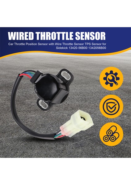 Suzuki Sidekick 13420-56B00 1342056B00 Için Tel Gaz Kelebeği Sensörü Tps Sensörü ile Araba Gaz Kelebeği Konum Sensörü (Yurt Dışından) fırsatları
