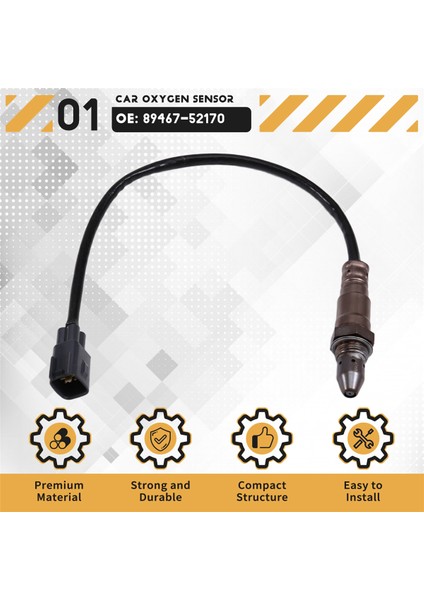 Oksijen Sensörü Lambda Prob O2 Oksijen Sensörü 89467-52170 Toyota Yarıs Için 12-17 1.5l Xle Sedan 4 Kapılı Ce Hatchback 2 Kapı (Yurt Dışından) fırsatları