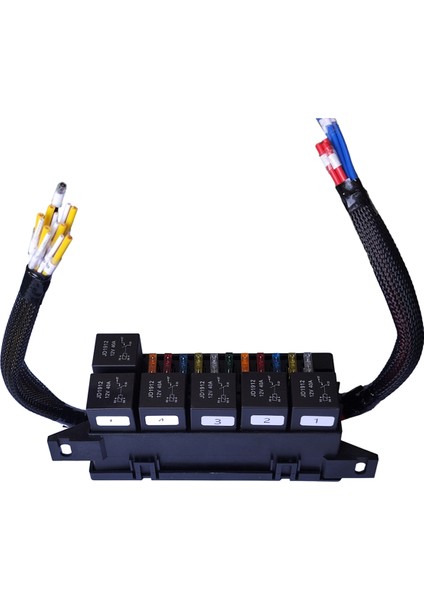 Sigorta Röle Kutusu Ön Kablolu Sigorta ve 6 Röle ve 11 Yollu Atc/ato Röle Sigorta Kutusu Otomotiv, Marine Için (Yurt Dışından)