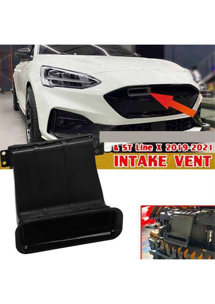 Ford Focus Mk4 Hava Giriş Tuyere Emme Kanalı Hatchback 4d Sedan 5d Tuning Araba Aksesuarları 2019 2020 2021 Siyah (Yurt Dışından) indirimleri
