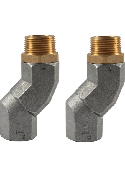 1 Inç Npt Yakıt Transfer Hortumu Döner 360 Yakıt Memesi Için Dönen Konektör Çok Düzlemli Döner 2 Pcs (Yurt Dışından)