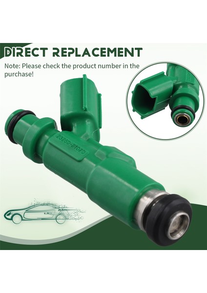 4pcs 23250-21020 Toyota Prius Echo Scion Xa Xb 1.5l Için Yeni Yakıt Enjektör Nozul (Yurt Dışından) indirimleri