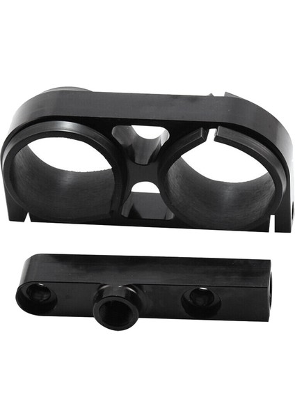 Kütle Alüminyum Çift Yakıt Pompası Kelepçesi Montaj Braket Çıkış Manifoldu 044 Için -Bosch 380LPH Için (Yurt Dışından) modelleri