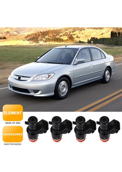 4pcs 16450-RGA-003 Honda Hybrid Civic Için Yeni Yakıt Enjektör Nozul (Yurt Dışından) fırsatları