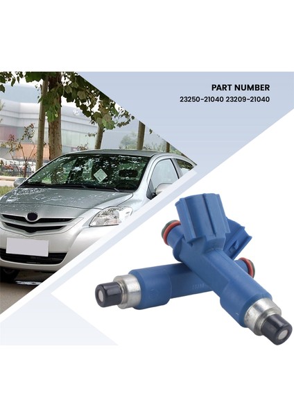 4pcs/lot 23250-21040 23209-21040 Toyota Yaris 2006-2014 Corolla 2000-2015 Için Araba Yakıt Enjektörü (Yurt Dışından) fiyatları