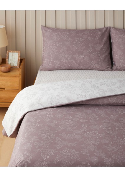Lilitha Kolay Ütülenir Tek Kişilik Nevresim Takımı 160X220 cm Açık Mürdüm fiyatları