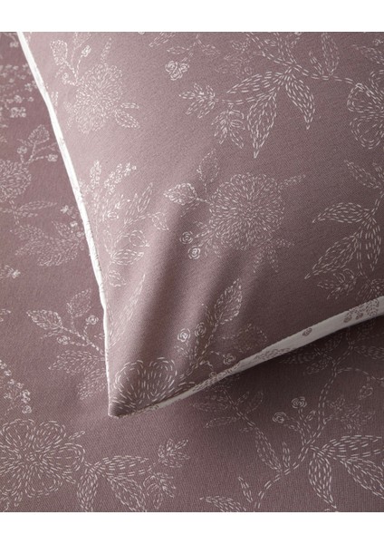 Lilitha Kolay Ütülenir Tek Kişilik Nevresim Takımı 160X220 cm Açık Mürdüm fırsatları