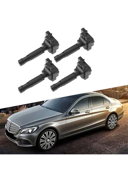 4pcs Ateşleme Bobini 0001501580 A0001501580 Mercedes Benz C-Serisi W203 Clk C209 W211 E-Serisi (Yurt Dışından) fırsatları