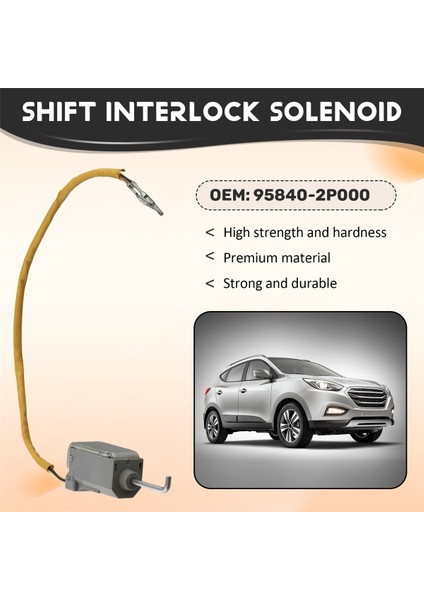 95840-2P000 Hyundai Tucson IX35 2010-2013 Için Yeni Vardiya Kilitli Solenoid (Yurt Dışından) fırsatları
