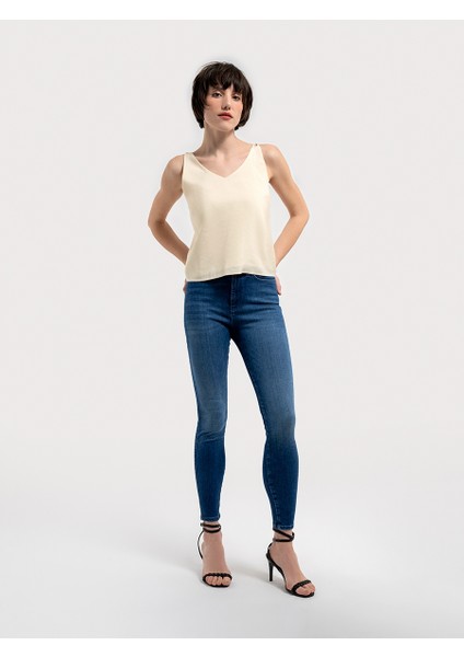 Regular Fit Kadın Bluz K.kol