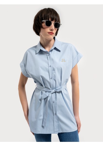 Loose Fit Kadın Gömlek K.kol