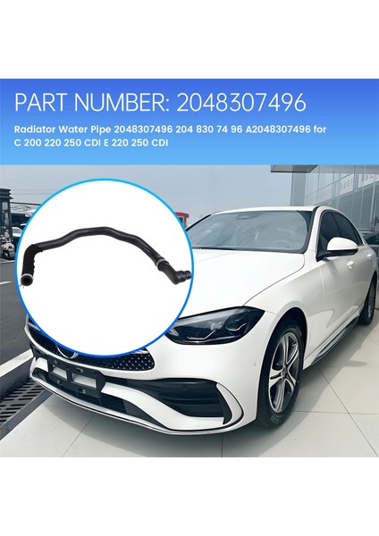 Radyatör Su Borusu 2048307496 204 830 74 96 A2048307496 Mercedes-Benz C 200 220 250 Cdı E 220 250 Cdı (Yurt Dışından) fırsatları