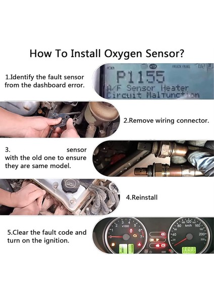 04L906262A O2 Vw Passat Için Ön Oksijen Sensörü Polo Golf Skoda Fabia (Yurt Dışından) fırsatları