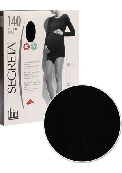 140 Hamile Külotlu Çorabı - Siyah - 2