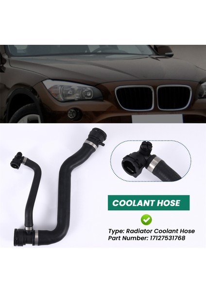 Motor Soğutma Sistemi Radyatör Soğutucu Hortumu Birincil Radyatör 17127531768 For-Bmw 1 E88 E82 3 E90 E91 E92 E93 (Yurt Dışından) fırsatları