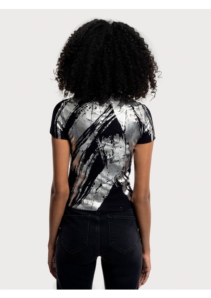 Slim Fit Kadın Tshirt K.kol