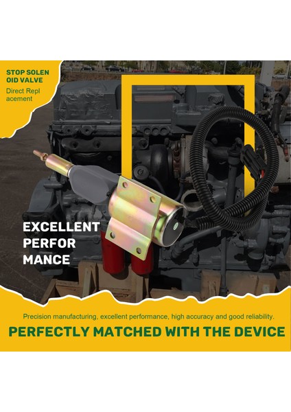 SA-4348-12 12V Stop Solenoid Valf Kapatma Cummins Için Solenoid 6c 8.3 4bt 6bt 6ct NT855 K19 K38 SA-4348 3930235 (Yurt Dışından) indirimleri