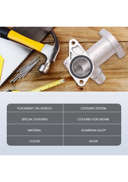 Alüminyum Araç Soğutucu Hortum Çıkış Konnektörü Soğutma Radyatör Çıkış Borusu 058121132 Vw Passat B5 Audi A4 1.8t (Yurt Dışından) fiyatları