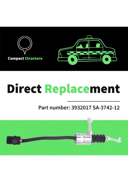 12V Yakıt Deutz Bosch Rsv Perkins Synchro Başlangıç ​​1751ES Motor 3932017 SA-3742-12 (Yurt Dışından) modelleri