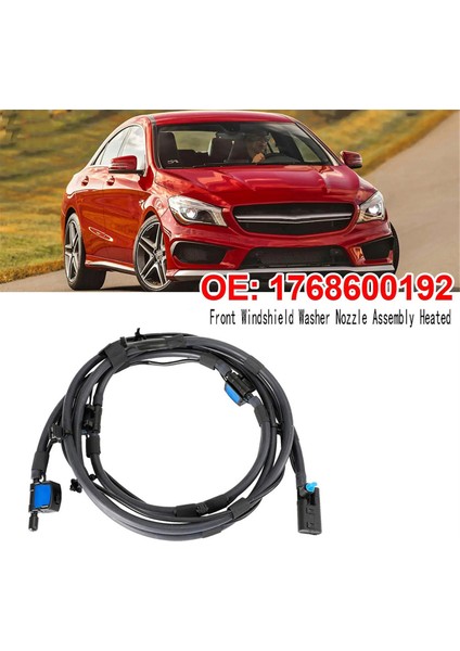 1768600192 Ön Cam Yıkayıcı Nozul Montajı Mercedes-Benz Için Isıtılmış CLA250 CLA45 Amg W176 C117 W117 1768601392 (Yurt Dışından)