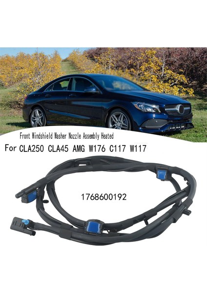 1768600192 Ön Cam Yıkayıcı Nozul Montajı Mercedes-Benz Için Isıtılmış CLA250 CLA45 Amg W176 C117 W117 1768601392 (Yurt Dışından) fiyatları