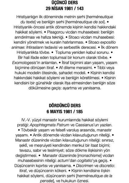 Kabahat İşlemek, Doğruyu Söylemek - Michel Foucault indirimleri