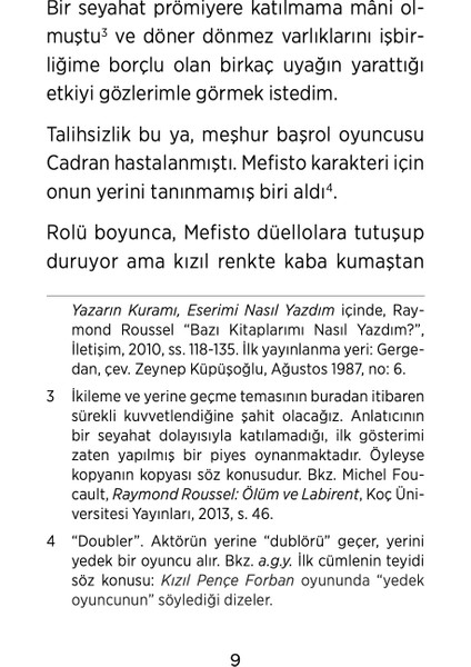 Chiquenaude (Fiske) - Raymond Roussel indirimleri