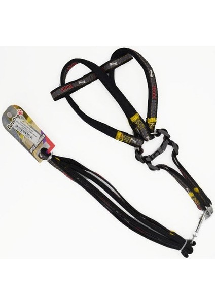 Köpek Uzatma + Göğüs Tasması Siyah 120CM fiyatları