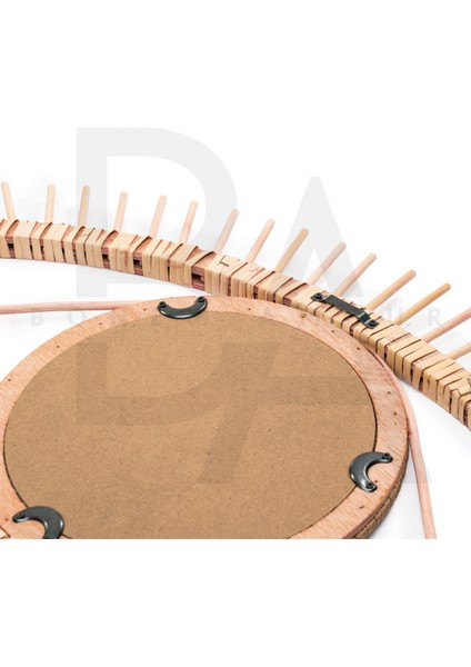 Göz Formlu Kıvrımlı Bambu Rattan Ayna fırsatları