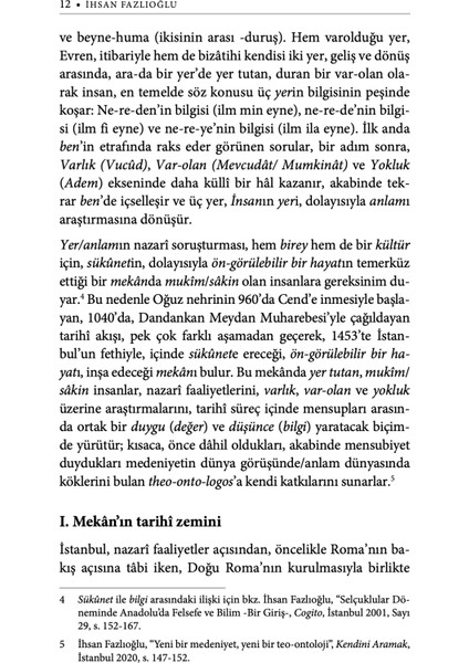 Nazarî Ufuk - İhsan Fazlıoğlu