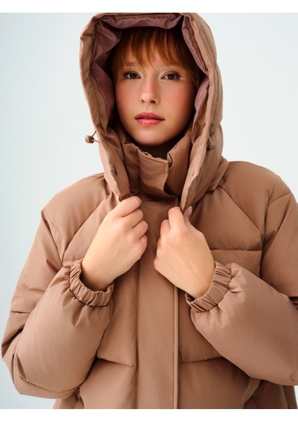 Loose Fit Kadın Kaban