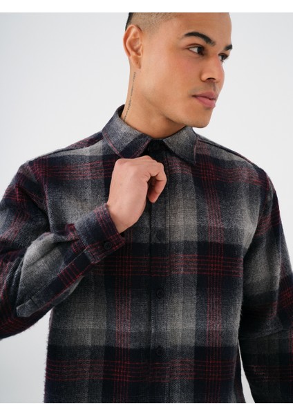 Relax Fit Erkek Gömlek U.kol