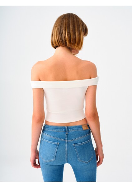 Crop Kadın Tshirt K.kol