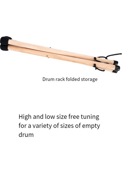 Masif Ahşap Standı, Müzik Enstrümanı Standı, Evrensel Katlanabilir Taşınabilir Davul Standı (Yurt Dışından) indirimleri