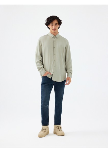 Regular Fit Erkek Gömlek U.kol