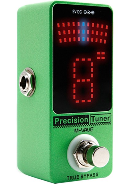 M-Vave Hassas Gitar Tuner Pedalı LED Ekran Gitar Tuner ile Kromatik Gitar Bas Gitar Aksesuarları Için Gerçek Baypas Parçaları Parçalar (Yurt Dışından) fiyatları