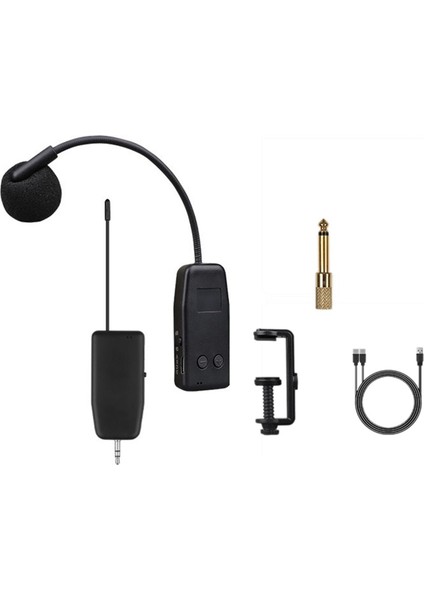 Keman Kablosuz Mikrofon Müzik Enstrümanı Mikrofon Sahne Performans Ses Alıcı ve Verici Kısa Klip (Yurt Dışından)