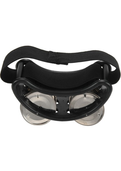 Metal Jingle&#39;li Perküsyon Ayak Tef, Siyah (Yurt Dışından) modelleri